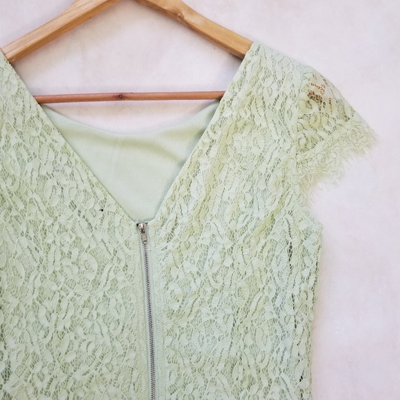 ANGEL EYE Pastel Lace Sheath Dress - Picture 6 of 8